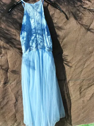 Vestido de fiesta azul para niña 9 años