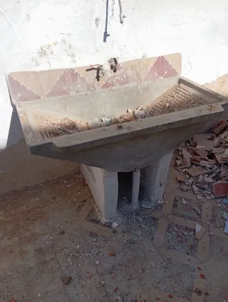 Lavadero antiguo doble