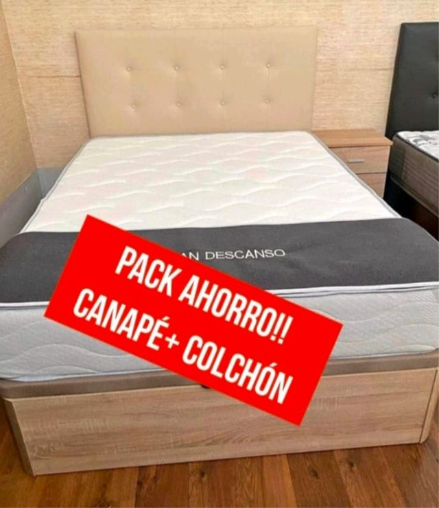 Pack Ahorro Canapé + Colchón