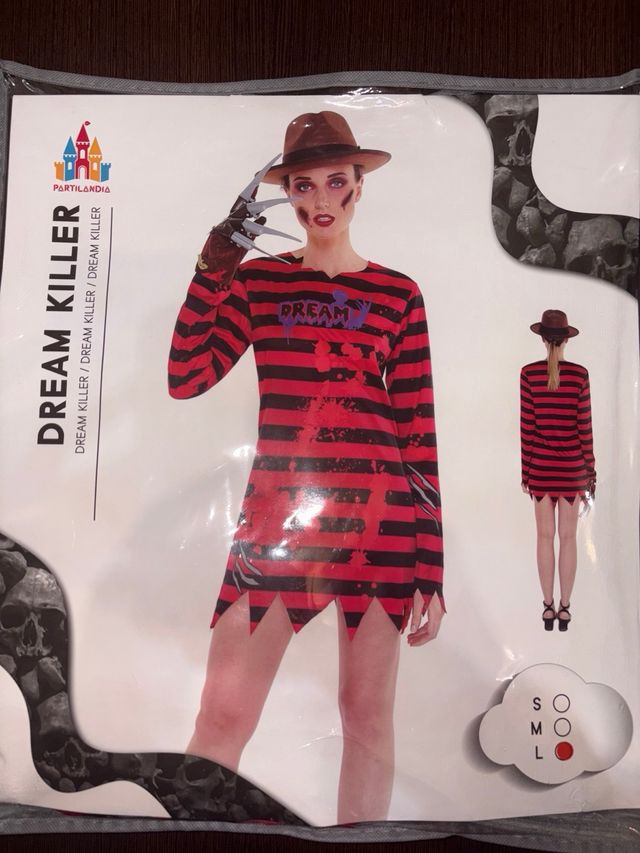 Disfraz Freddy krueger Talla L