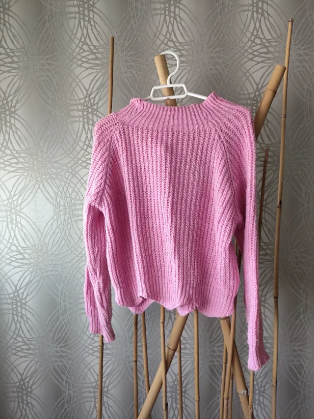 Jersey rosa tejido mujer Talla XS