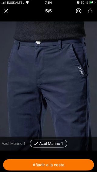 Pantalón Fashion Gris Casual