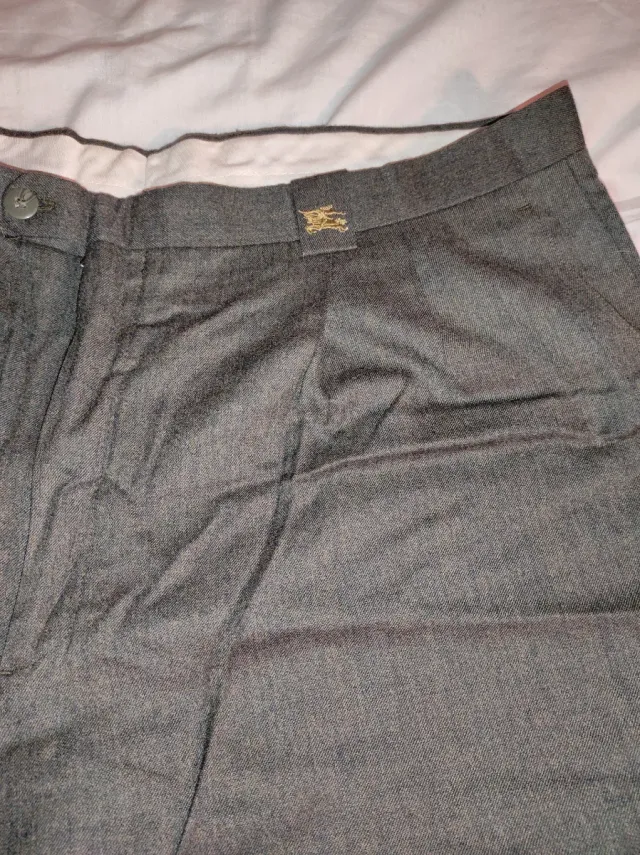 Pantalones Burberry Gris Hombre