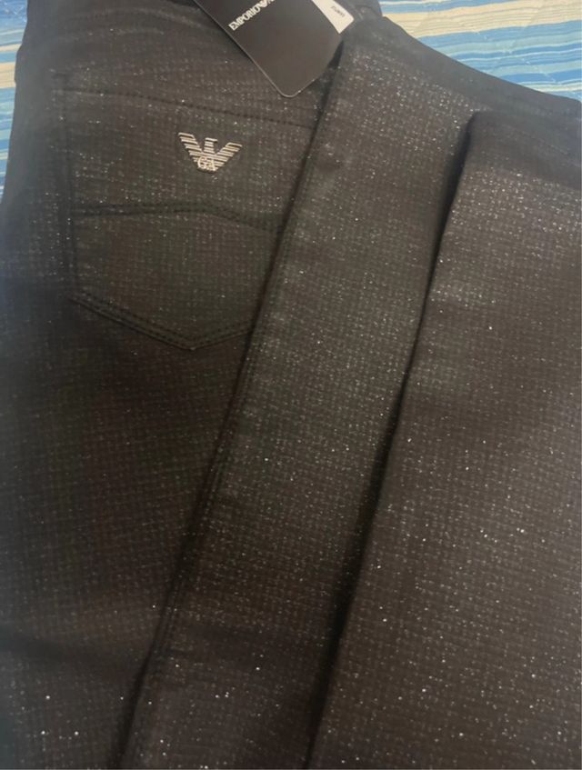 Jeans Emporio Armani effetto brillantinato