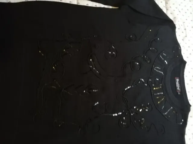 Maglia Wembley Road Nera L con Decorazioni