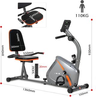 Bicicleta Estática ISE con Respaldo