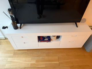 Mueble TV Blanco Madera