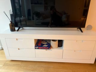 Mueble TV Blanco Madera