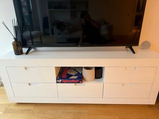 Mueble TV Blanco Madera