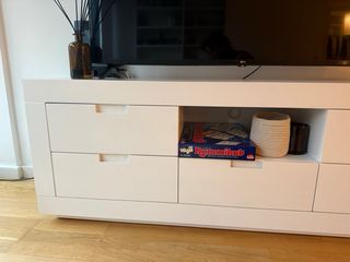 Mueble TV Blanco Madera