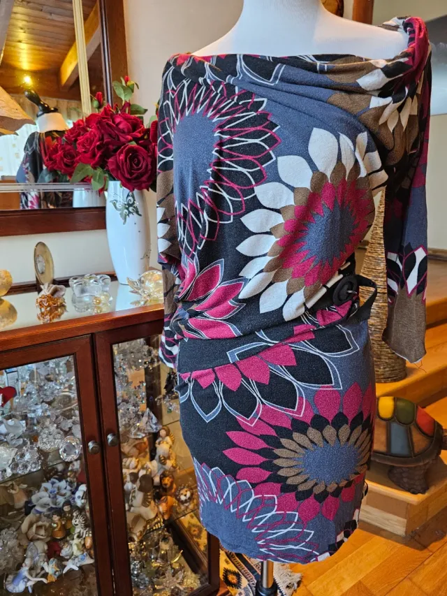 Abito donna Edas fantasia floreale tg M