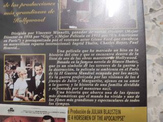 VHS Los 4 Jinetes del Apocalipsis (precintada)