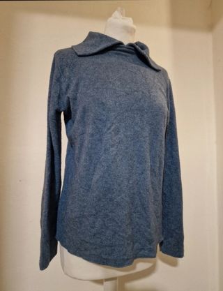 Maglioncino misto lana taglia unica blu