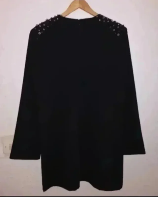 Vestido Negro Zara Talla L