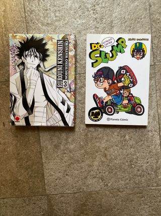 Lote 2 comics MM Dr. Slump y Rurouni Kenshin n