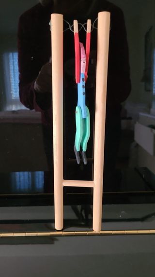 Marioneta de madera antigua