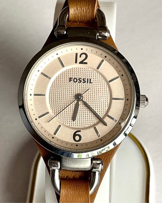 Reloj Fossil Mujer Marrón y Plateado