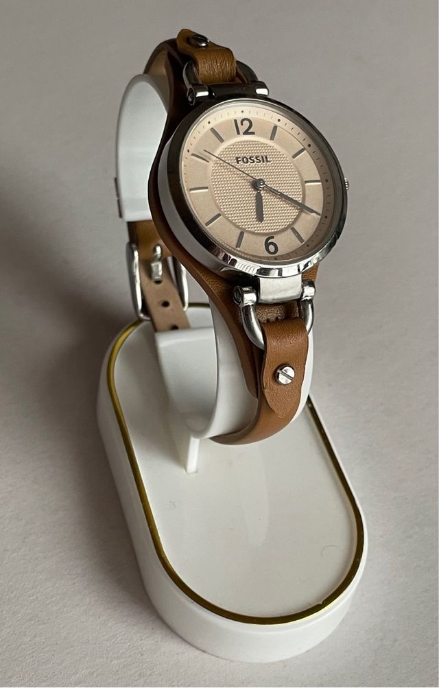 Reloj Fossil Mujer Marrón y Plateado