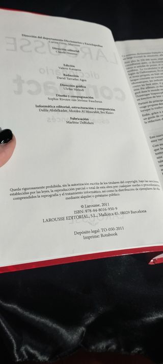 Larousse Diccionario Compact Francais-espagnol ...