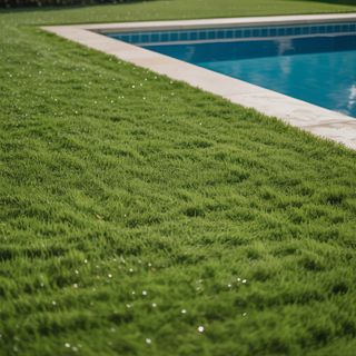 Césped artificial reutilizado