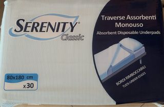 4 Pacchi Traverse Assorbenti Serenity grandi