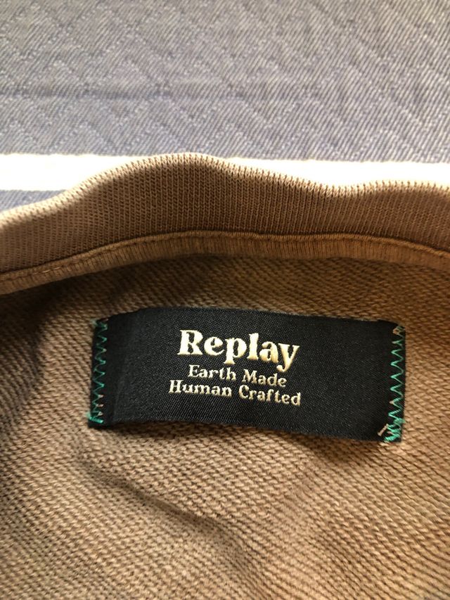 Sudadera Replay efecto desgastado