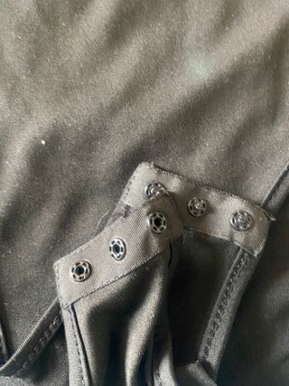 Body Shein nero con pizzo