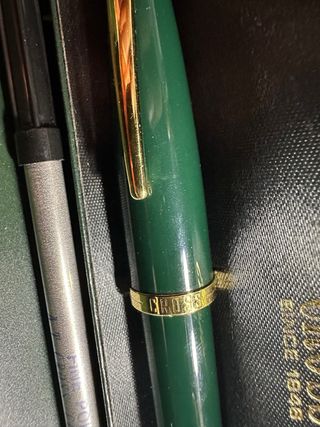 Bolígrafo Cross Verde con Repuesto