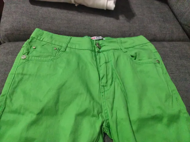 Pantalones cortos verdes talla 12