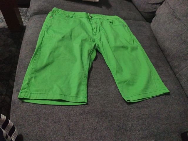 Pantalones cortos verdes talla 12