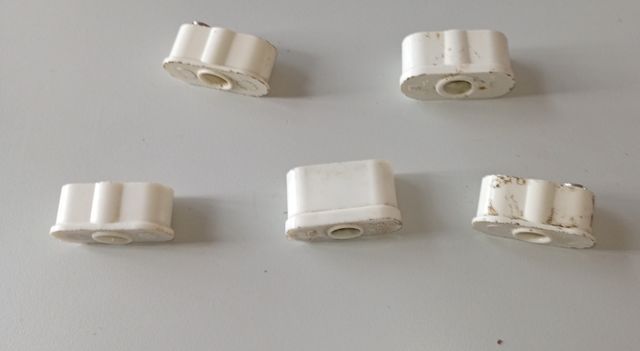 Lote Enchufes antiguos hembra de baquelita