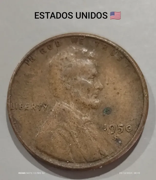 Moneda Estados Unidos 1950