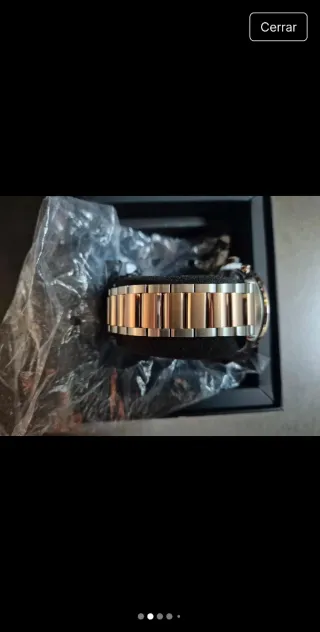 Reloj Hugo Boss Cronógrafo Azul Dorado