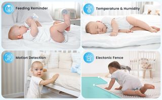 Cámara Vigilabebés ieGeek 2K Complementaria  APP