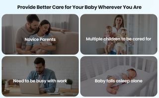 Cámara Vigilabebés ieGeek 2K Complementaria  APP