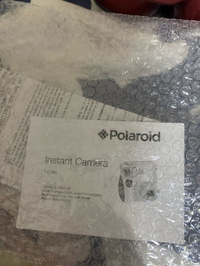 Cámara Polaroid 300 Roja y Blanca