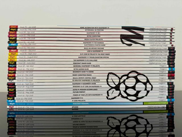 Colección Revistas The MagPi Raspberry Pi