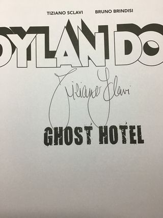 Dylan Dog Ghost Hotel Autografato Tiziano Sclavi