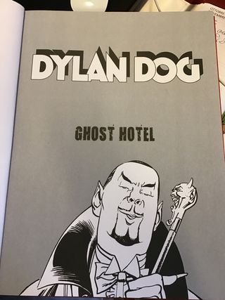 Dylan Dog Ghost Hotel Autografato Tiziano Sclavi