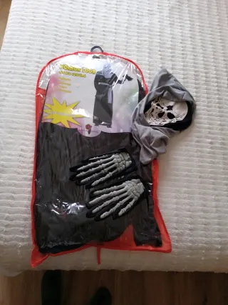 Disfraz Halloween Adulto Toga Negro/Morado