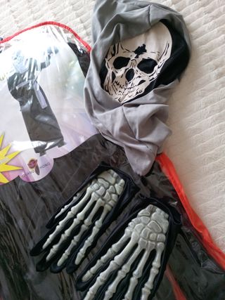 Disfraz Halloween Adulto Toga Negro/Morado