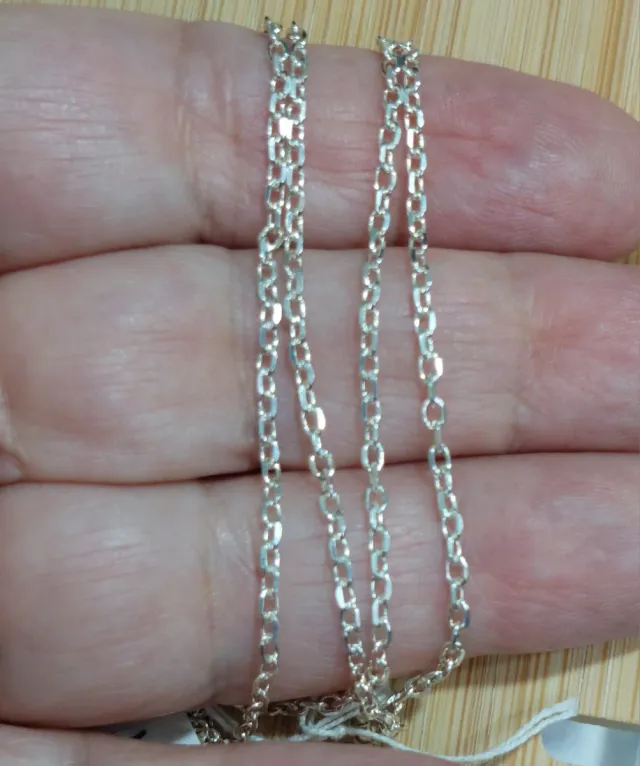 Cadena de 60cm de Plata de Ley 