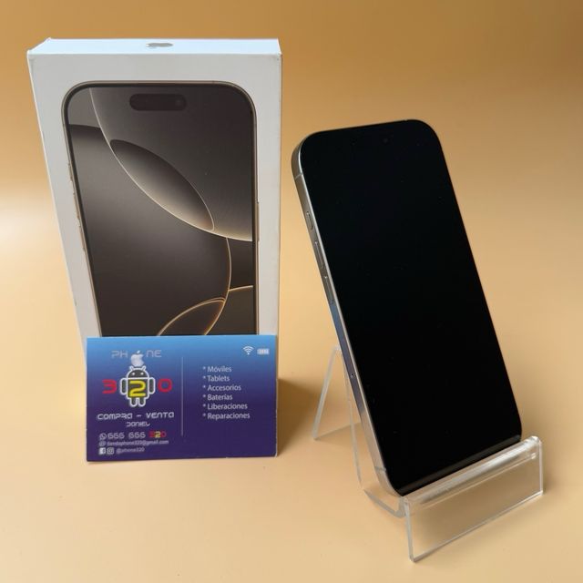 iPhone 16 Pro 256GB 100% Batería Factura Perfecto