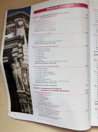 Libro de texto: Lengua Castellana y Literatura