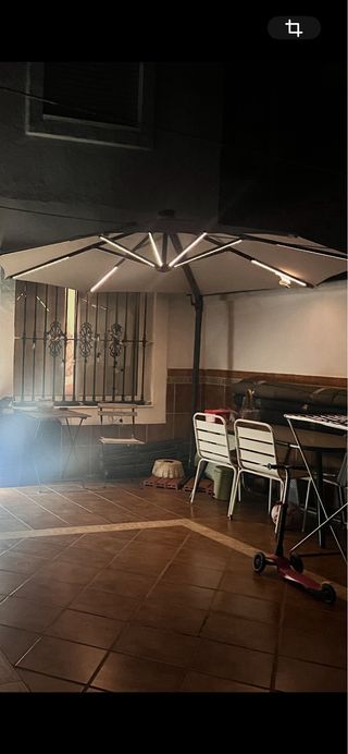 Parasol Leroy Beige/Gris