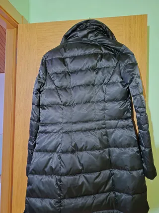 Abrigo Plumas Negro Tintoreto