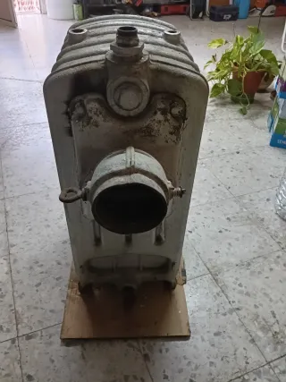 Caldera Roca Leña y Carbón