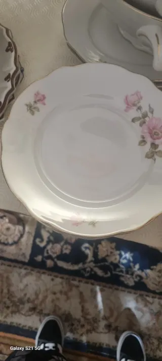 Set piatti porcellana tedesca decorati