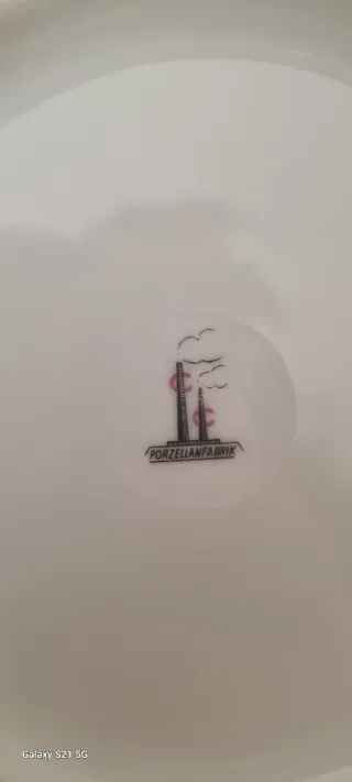 Set piatti porcellana tedesca decorati