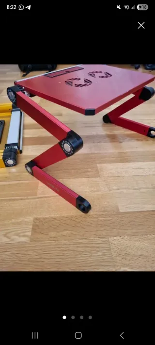 Mesa Portátil LAVOLTA Regulable con Ventiladores